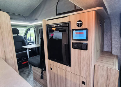 The Flagship Witley Twin-Bed Campervan Conversion with Toilet for Nissan Primastar : Available with 4, 5, or 6 Travelling Seats