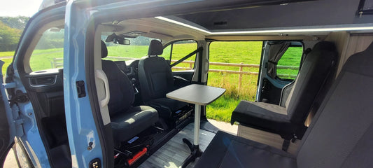 The Witley – Flagship Twin-Bed VW Transporter Campervan Conversion with Toilet | T5 T6 T7 | 4, 5 or 6 Seats