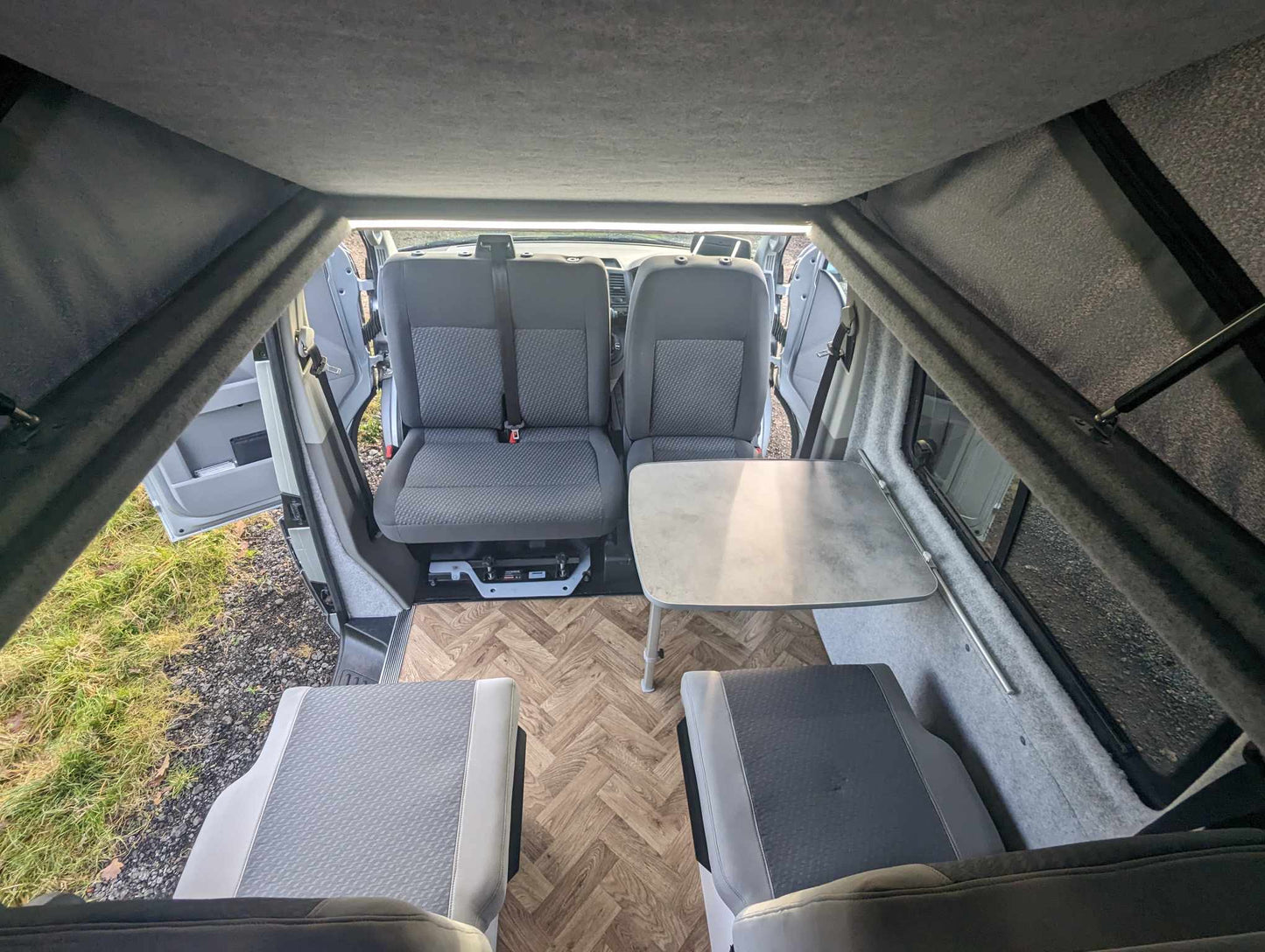 Volkswagen Transporter Campervan Conversion – Twin Single Beds or Full-Width Bed You can’t get any bigger! T5 T5.1 T6 T6.1