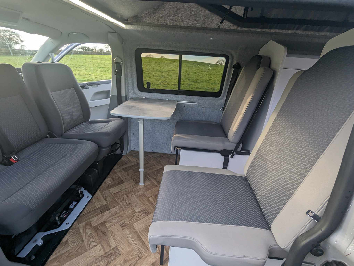 Volkswagen Transporter Campervan Conversion – Twin Single Beds or Full-Width Bed You can’t get any bigger! T5 T5.1 T6 T6.1