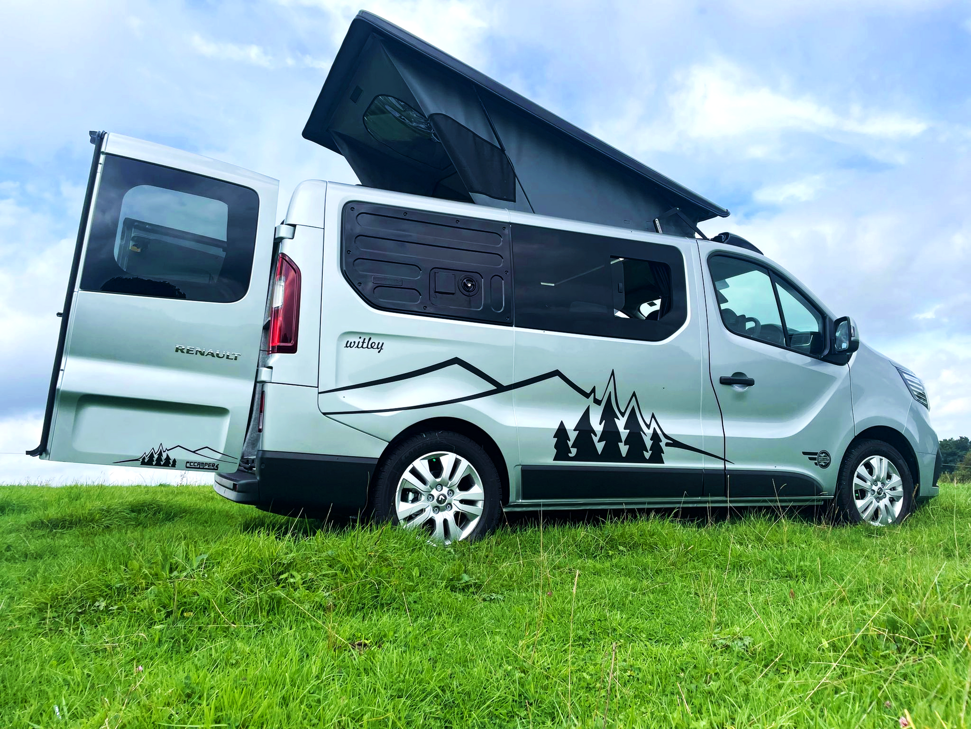 The Witley Renault Trafic Sport with an automatic option by CCCAMPERS fully-featured mini micro compact campervan motorhome - cccampers.myshopify.com