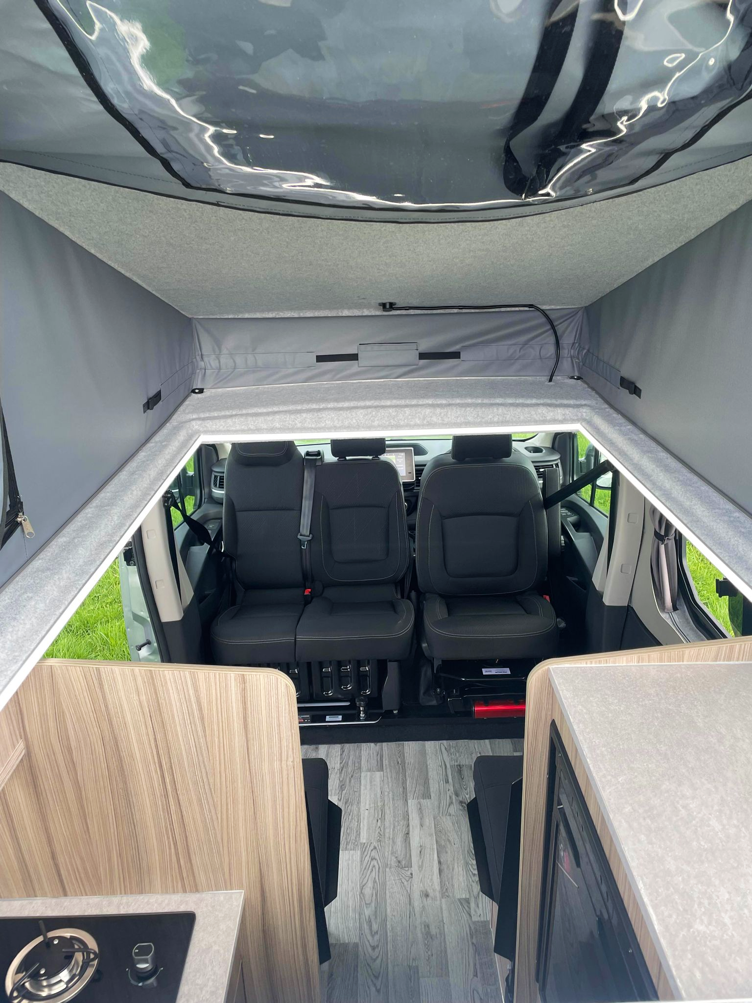 The Witley Renault Trafic Sport with an automatic option by CCCAMPERS fully-featured mini micro compact campervan motorhome - cccampers.myshopify.com