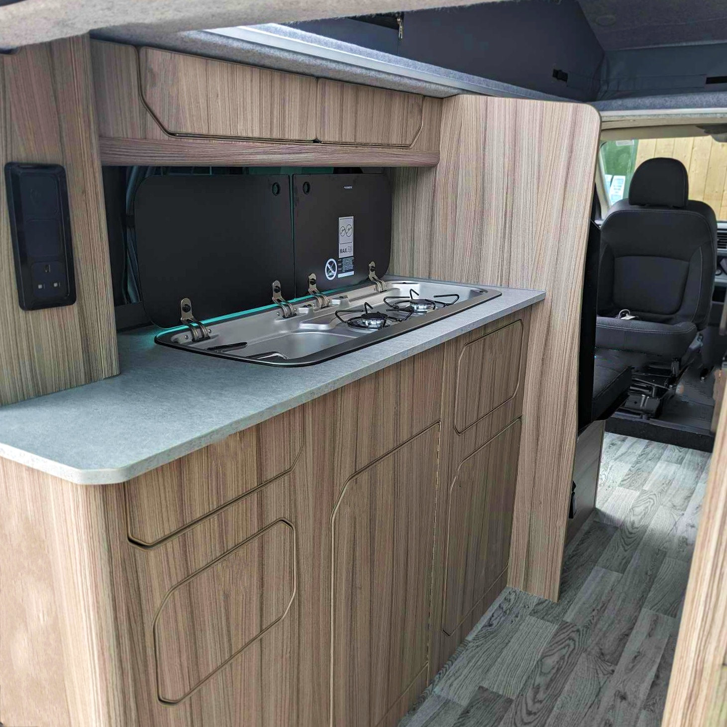 The Witley Renault Trafic Sport with an automatic option by CCCAMPERS fully-featured mini micro compact campervan motorhome - cccampers.myshopify.com