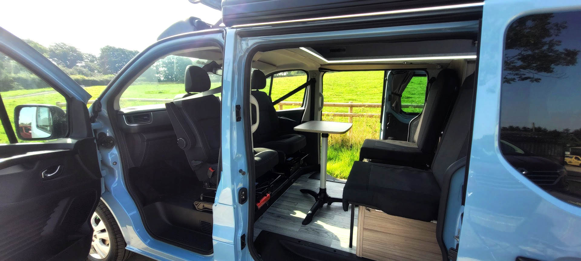 The Witley Renault Trafic Sport with an automatic option by CCCAMPERS fully-featured mini micro compact campervan motorhome - cccampers.myshopify.com