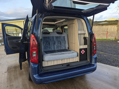 Fiat Doblò Family MPV Ultimate Side Kitchen Layout Campervan Conversion – A True Camper with Comfort, Style & Adventure in One!