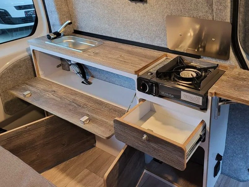 Citroën Berlingo Panel Van L-shaped Micro Camper Conversion – The Perfect Blend of Comfort, Practicality & Adventure!