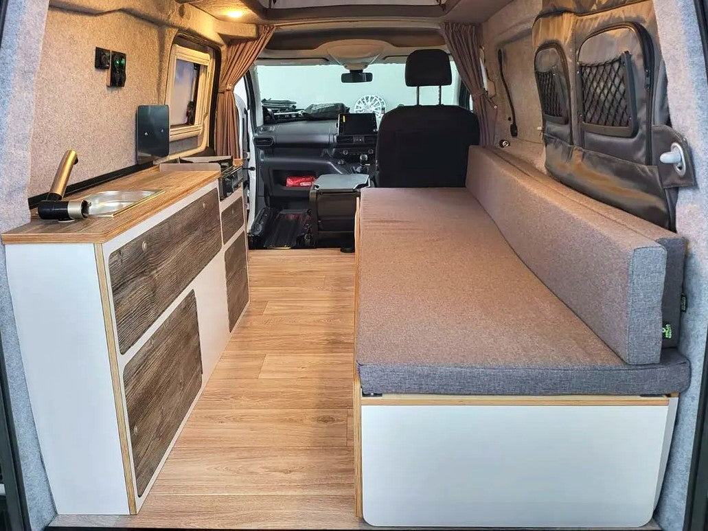 Citroën Berlingo Panel Van L-shaped Micro Camper Conversion – The Perfect Blend of Comfort, Practicality & Adventure!