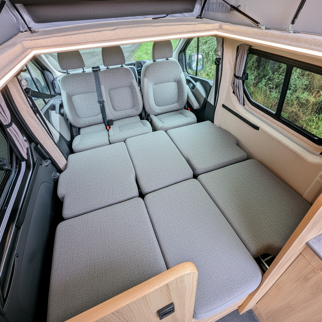 Ford Transit Custom (New Shape 2024 Onwards) Campervan Conversion | Up to 6 Seats & Twin Beds