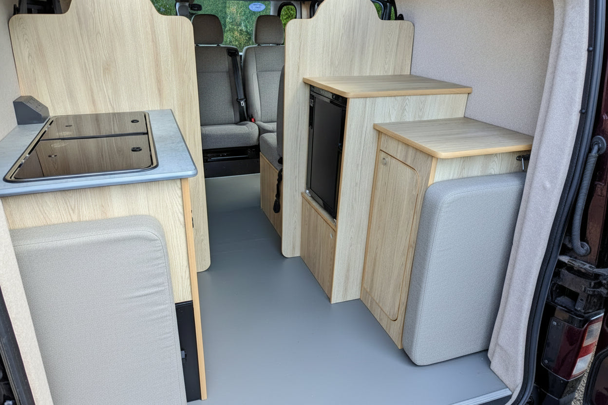 Ford Transit Custom (New Shape 2024 Onwards) Campervan Conversion | Up to 6 Seats & Twin Beds