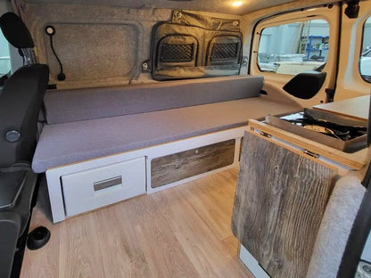 Ford Connect Panel Van L-shaped Micro Camper Conversion – The Perfect Blend of Comfort, Practicality & Adventure!