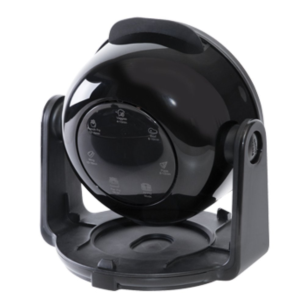 PLS 2-in-1 Digital Air Fryer and Hob in Shaddow Black – 800W low wattage campervan cooker with 180° reversible flip design, campsite hook-up safe.