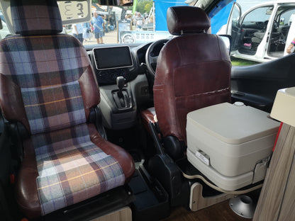 Nissan NV200 Passenger Seat Swivel Plate Fully Fitted - cccampers.myshopify.com