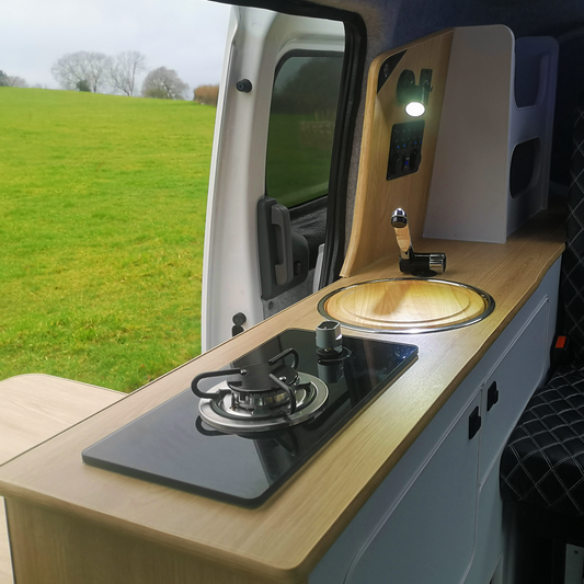 Tailored Kitchen Solutions: Your Choice of CCCAMPERS' Customisable Cooking and Sink Options