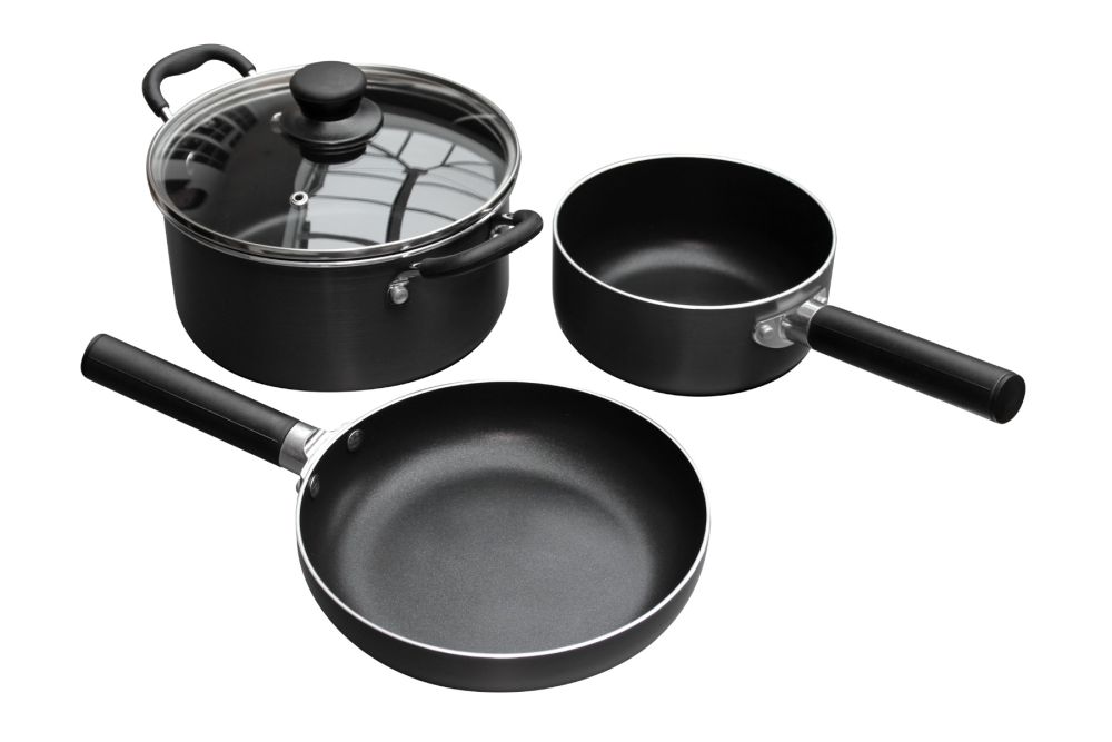 Outdoor Revolution Koga 3-Piece Induction Pan Set | Campervan Cookware