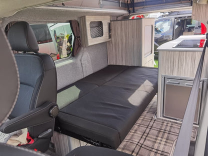 2020 Red LWB Mamble Renault Trafic Camper Van by CCCAMPERS with less than 12,000 miles on the clock - cccampers.myshopify.com