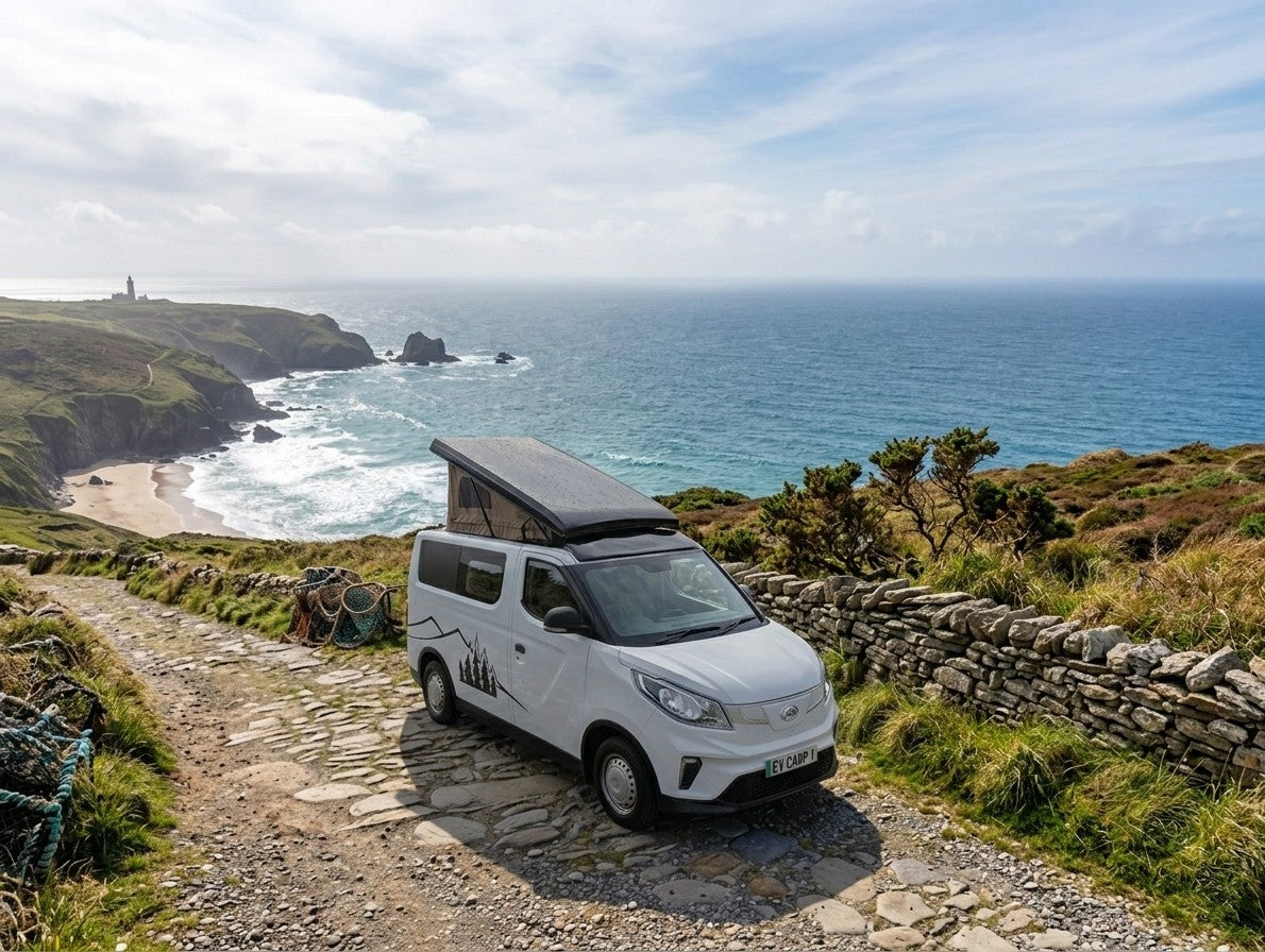 The Kinlet – Maxus eDeliver 3 (ED3) Flagship Campervan Conversion | IMI EV Qualified, NCC Trained, M1-Certified | Built in Worcestershire
