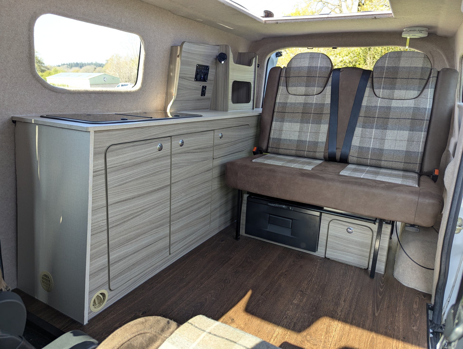 Maxus eDeliver Ultimate Side Kitchen Layout Campervan Conversion