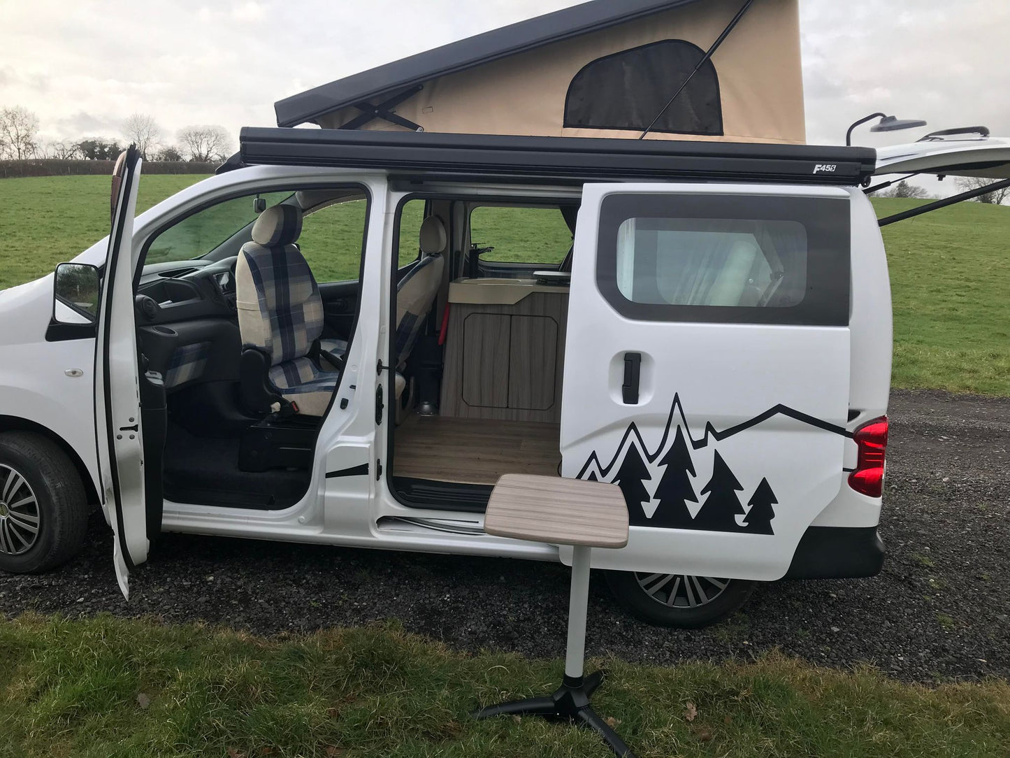 The Clee Solo or Duo Camper Van Conversion for the Nissan NV200 & eNV200 Diesel or Electric Camper. - cccampers.myshopify.com
