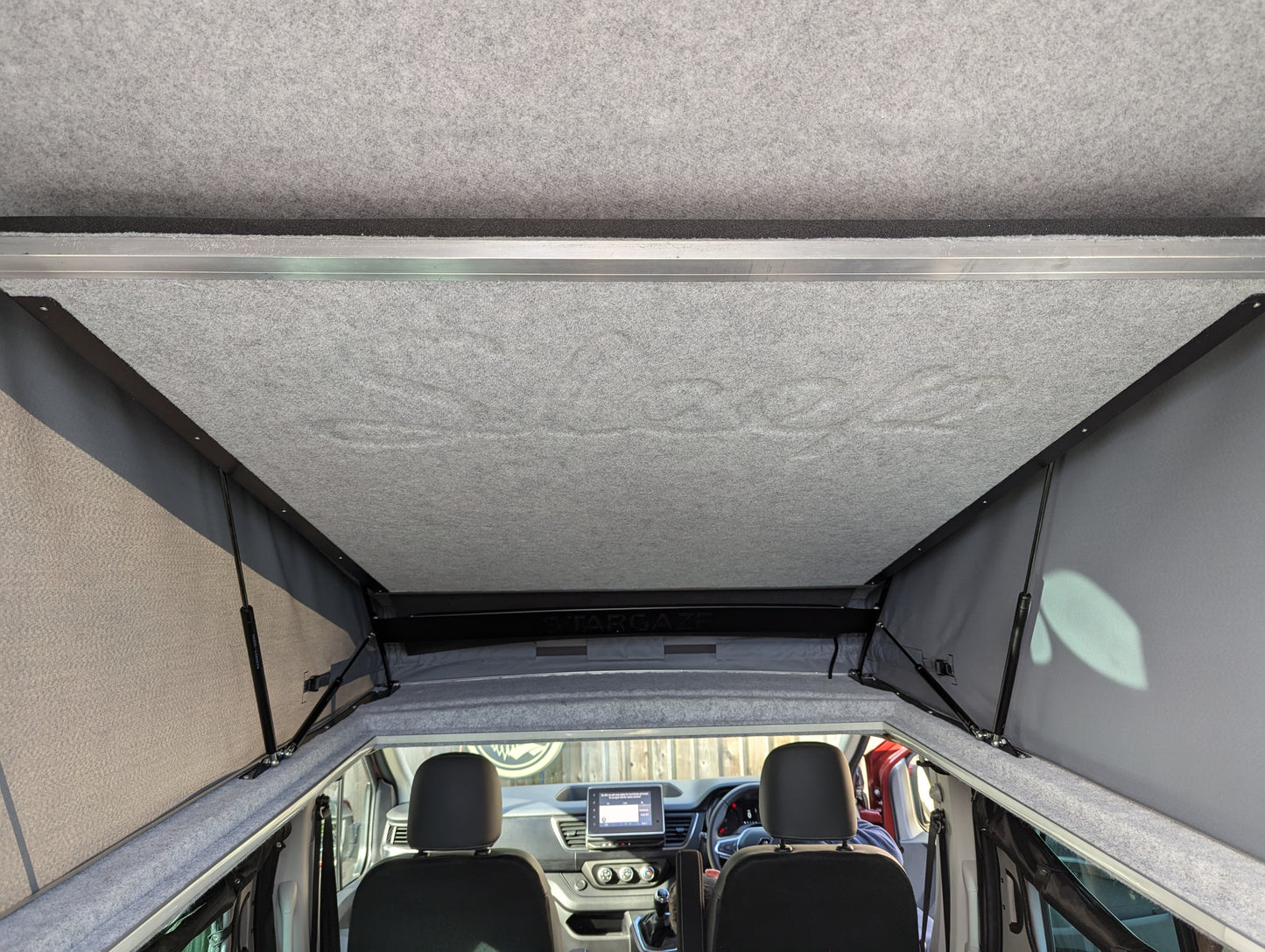 Raising Roof Bed - sleeps up to 2 adults / 3 children