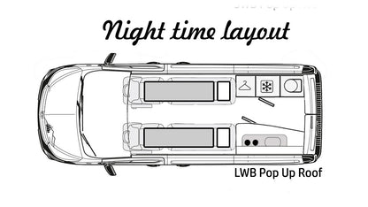 The Flagship Witley Twin-Bed Campervan Conversion with Toilet for Renault Trafic : Available with 4, 5, or 6 Travelling Seats
