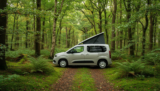 Stargaze Pop Top Elevating Roof for the new shape Citroën Berlingo, Peugeot Partner, Vauxhall Combo, Toyota ProAce, and Fiat Doblò SWB Campervans