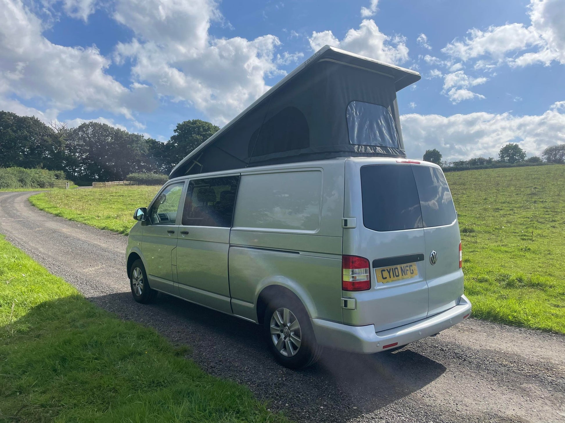 Stargaze Pop Up Rear Elevating Roof for the 2003 onward Volkswagen Transporter T5 T6 - cccampers.myshopify.com