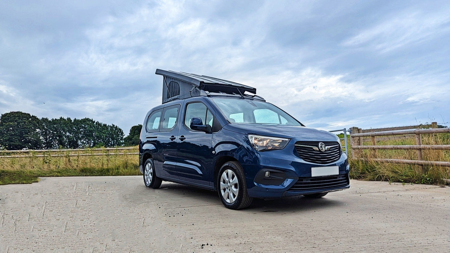 Stargaze Pop Top Elevating Roof for the new shape Citroën Berlingo, Peugeot Partner, Vauxhall Combo, Toyota ProAce, and Fiat Doblò LWB XL Campervans