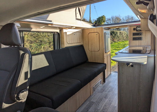 The Flagship Mamble Renault Trafic Campervan Conversion —Side Lounge | CCCAMPERS