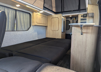 The Flagship Mamble Nissan Primastar Campervan Conversion —Side Lounge | CCCAMPERS
