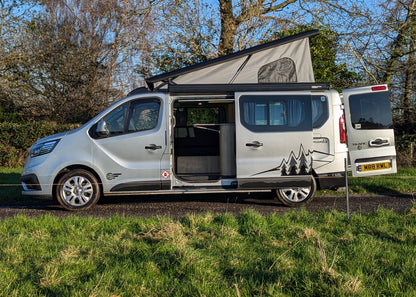 The Flagship Mamble Nissan Primastar Campervan Conversion —Side Lounge | CCCAMPERS