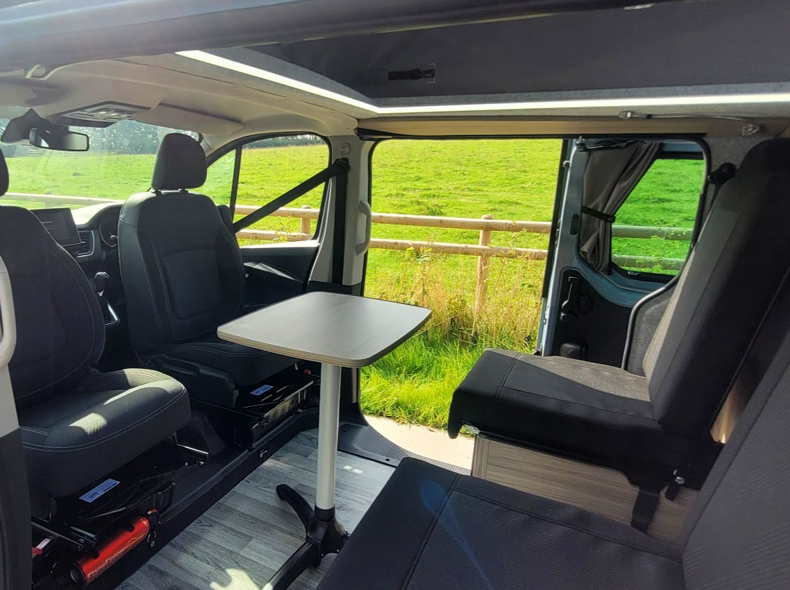The Witley Renault Trafic Sport with an automatic option by CCCAMPERS fully-featured mini micro compact campervan motorhome - cccampers.myshopify.com