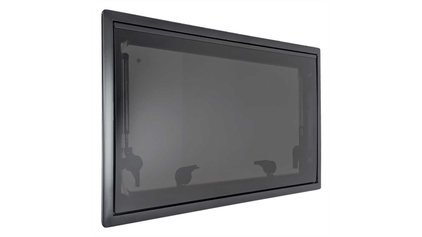 Top-Hinged Aluminium Cassette Window with Blackout Blind & Flyscreen | Campervan Upgrade