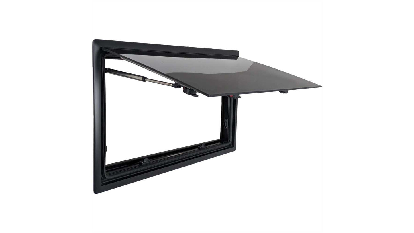 Top-Hinged Aluminium Cassette Window with Blackout Blind & Flyscreen | Campervan Upgrade