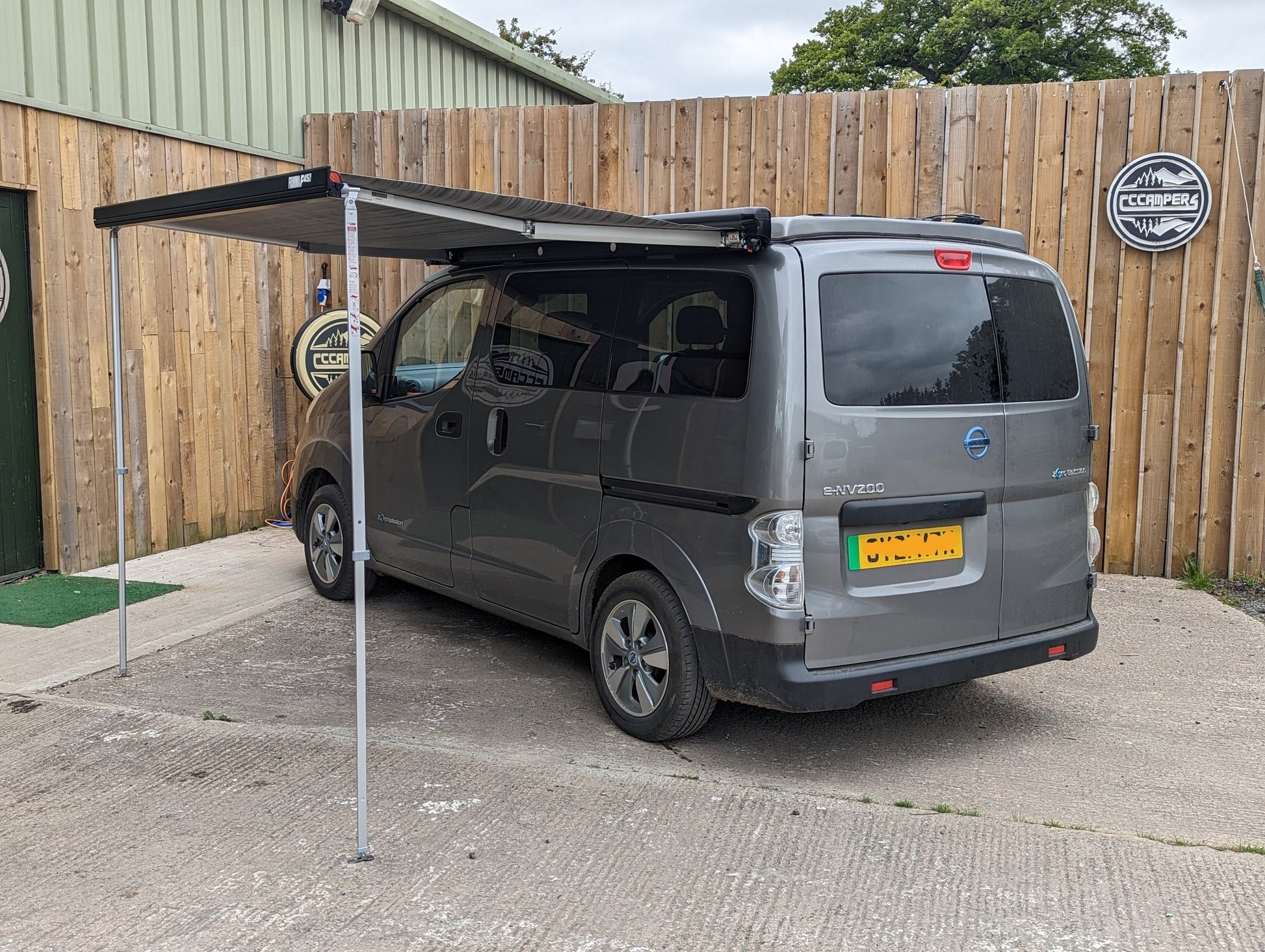 Fiamma F45S Windout Awning for Nissan NV200 - cccampers.myshopify.com