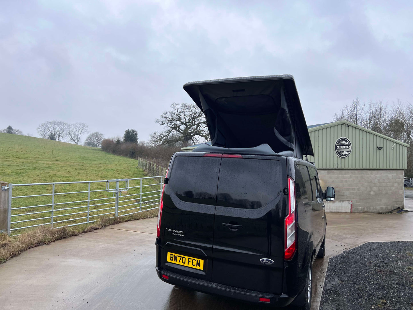 Stargaze Pop-Up Rear Elevating Roof for Ford Transit Custom First Generation 2012-2023