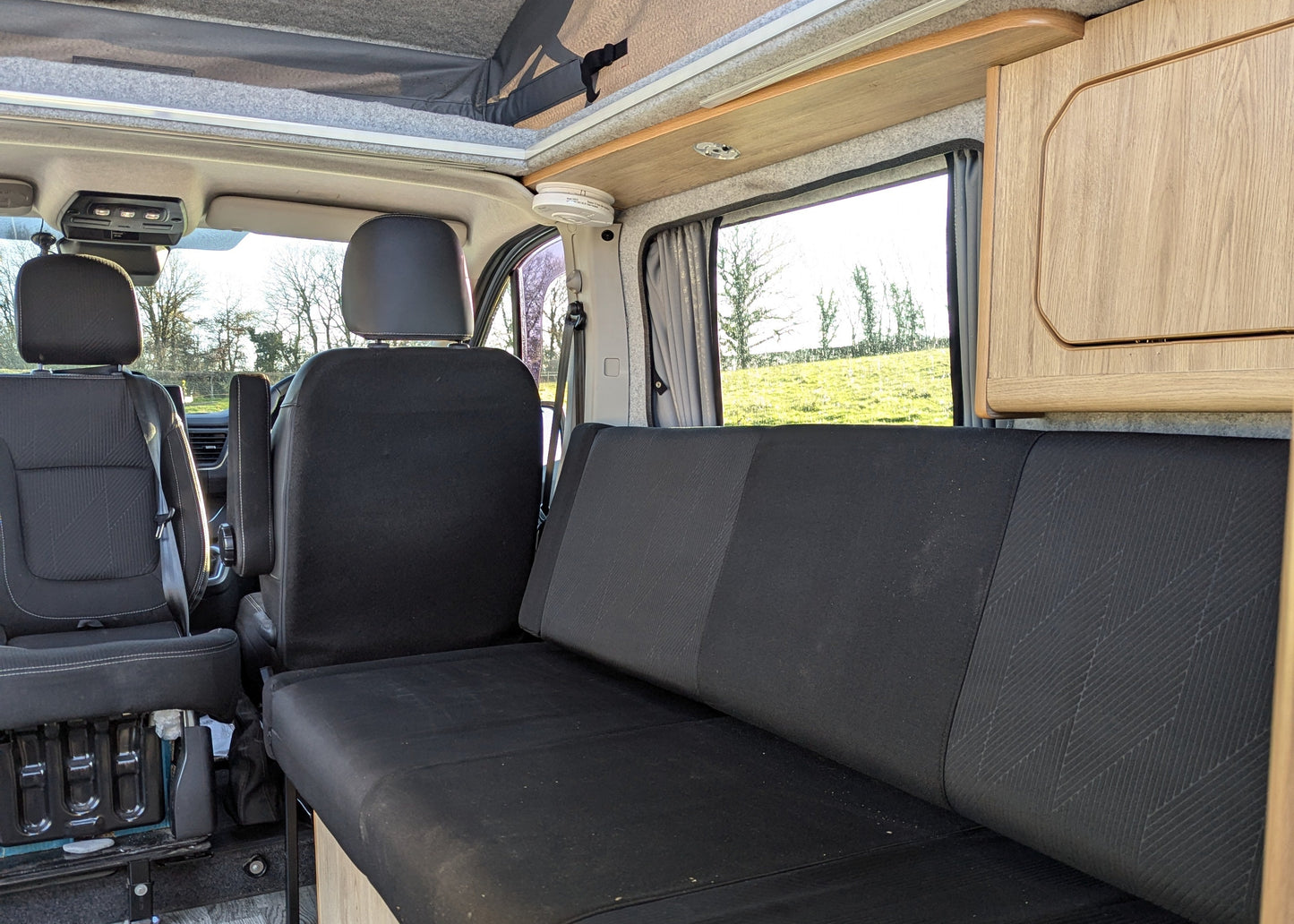 The Flagship Mamble Nissan Primastar Campervan Conversion —Side Lounge | CCCAMPERS