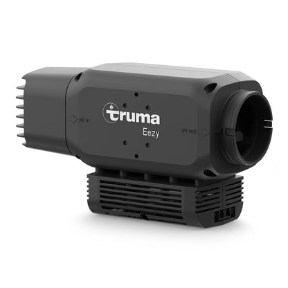 Black Truma Eazy heater with air inlet and outlet ports
