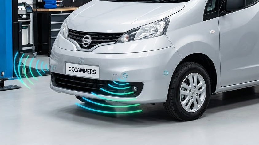 Professional 8-Sensor Parking System | Front & Rear Visual & Audible Protection