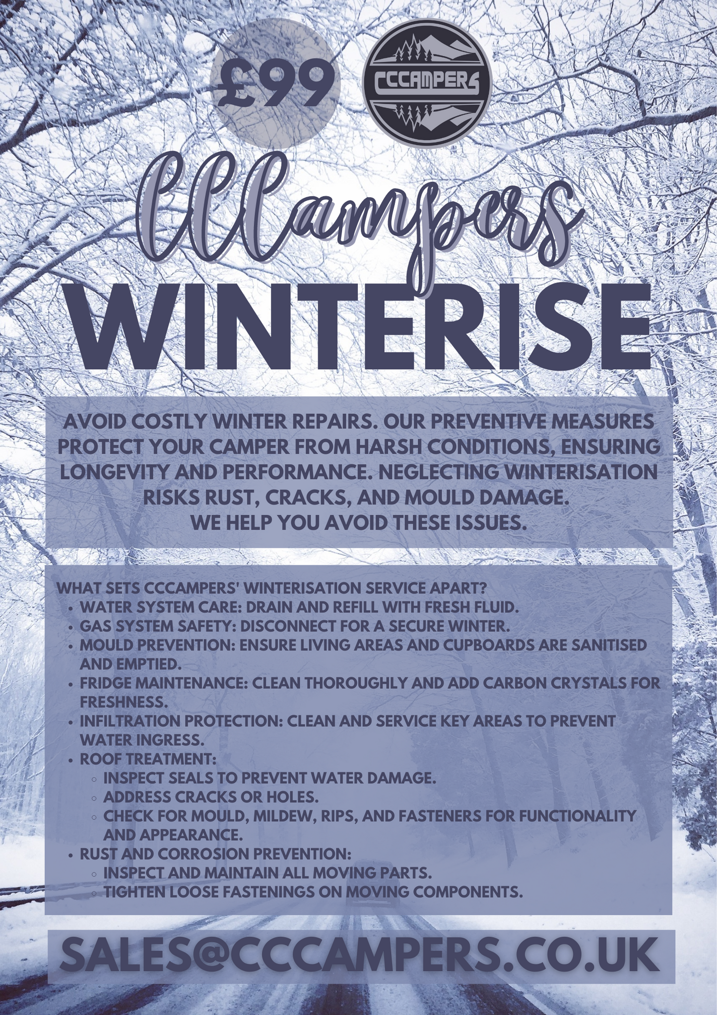 Winterising Service
