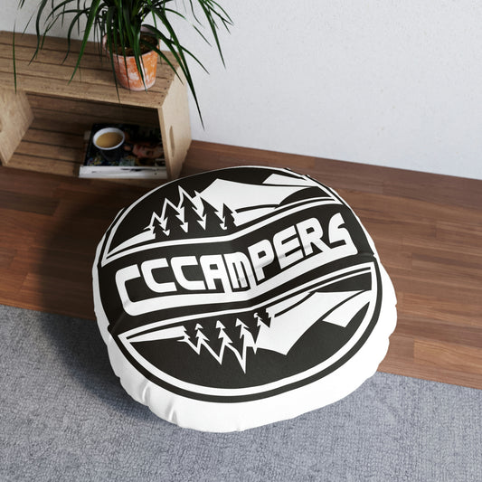 CCCAMPERS Tufted Floor Pillow, Round