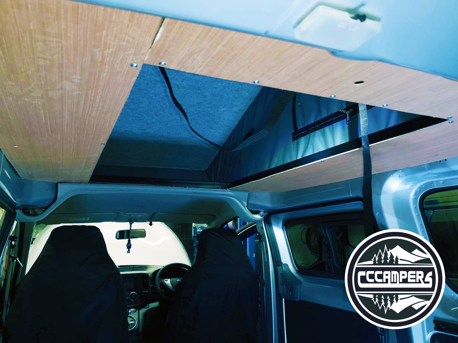 Stargaze Pop Top Elevating Roof For Nissan NV200 - cccampers.myshopify.com