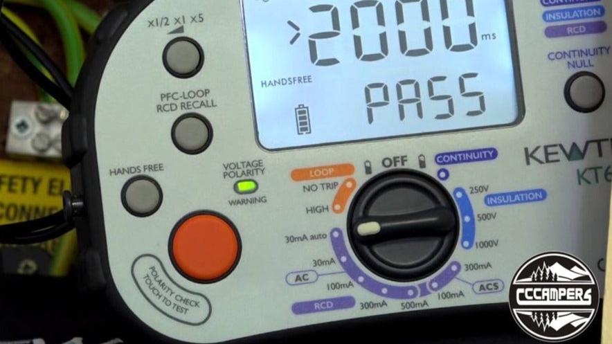 Electrical systems 230V Test & Operation - cccampers.myshopify.com