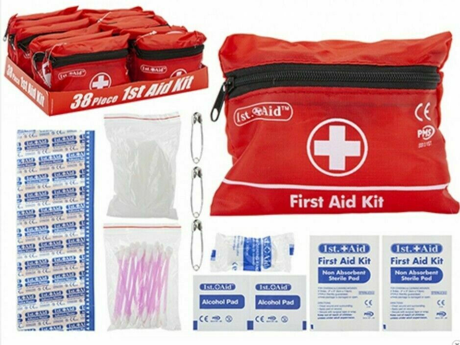 Safety Pack Fire Extinguisher, Fire Blanket, Smoke & Carbon Monoxide Alarm and First Aid Kit - cccampers.myshopify.com