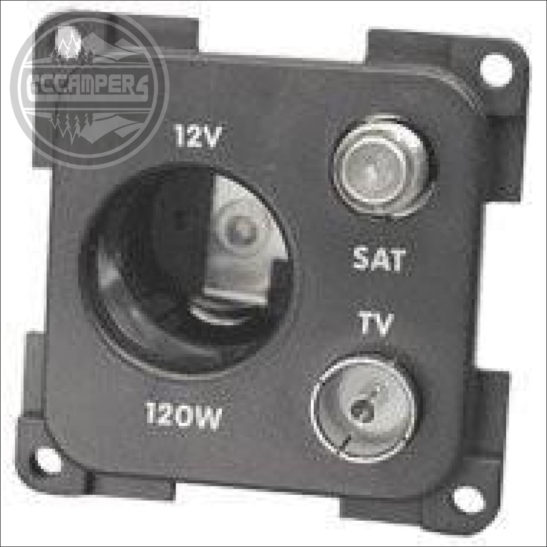 Aerial point with 12v socket - Upgrade for  any Conversion **FITTED** - cccampers.myshopify.com