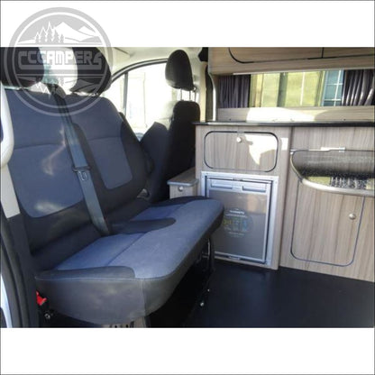 Double Twin Swivel Seat Base  fits Trafic, NV300 & Talento 2014 on - cccampers.myshopify.com