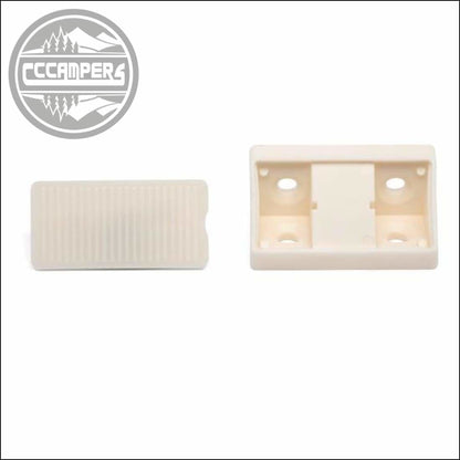 Light Brown Corner Joint with Cover Conectors x 20 pcs - CCCAMPERS 