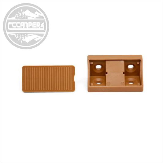 Light Brown Corner Joint with Cover Conectors x 20 pcs - CCCAMPERS 