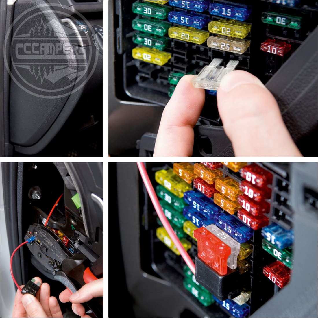 Renault Trafic or Vauxhall Vivaro Battery to Battery Split Charger Charging Energy Combiner Kit - cccampers.myshopify.com